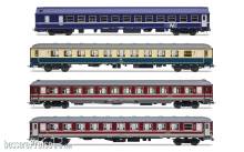 Rivarossi HR4374 - „Italien-Holland-Express“, 4-tlg. Set Reisezugwagen - Ep. V