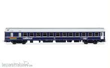Rivarossi HR4399 - FS, Schlafwagen MU ´73 in TEN-Lackierung, Aluminiumdach, abgerundetes FS-Logo + „Railtour“-Logo, Ep. IV