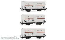 Rivarossi HR6561 - FS, 3-tlg. Fährboot-Kühlwagen Hgb 2achs