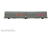 Rivarossi HR6570 - FS, 3-achs. Schiebeplanenwagen Lails, „Indesit, Ep. V