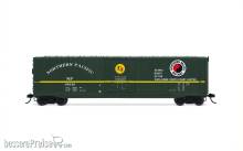 Rivarossi HR6665C - Northern Pacific, gedeckter Güterwagen mit Schwenkschiebetüren, grüne Farbgebung ohne Dachsteg, Betriebsnr. 98149