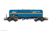 Rivarossi HR6698 - WASCOSA, 4-achs. Kesselwagen für den Transport von Schwefeldioxid, „GRILLO“, blau
