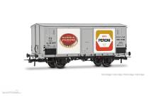 Rivarossi HR6710 - FS, 2-achs. Kühlwagen Hgb, Metallaufbau, silberne Farbgebung „Peroni“