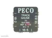 Peco IL-116 - 16,5, 18,2 und 18,83 mm Spurweite