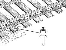 Peco IL-120 - Leiterschienenstühle