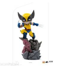 Iron Studios IS12839 - Marvel Comics Mini Co, Deluxe PVC Figur Wolverine (X-Men) 21 cm