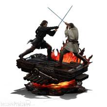 Iron Studios IS33522 - Star Wars Art Scale Statue 1/10 Anakin vs, Obi Wan 34 cm