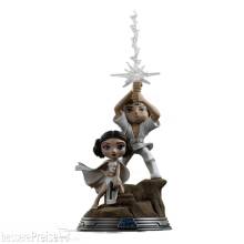 Iron Studios IS33524 - Star Wars Mini Co, PVC Figur Luke & Leia 30 cm