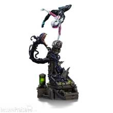 Iron Studios IS95763 - Spider-Man vs Villains Art Scale Statue 1/10 Ghost Spider Diorama 34 cm