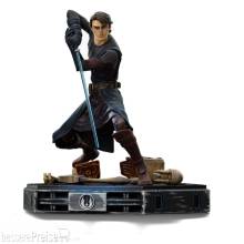 Iron Studios IS95788 - Star Wars: The Clone Wars Deluxe Art Scale Statue 1/10 Anakin Skywalker 19 cm