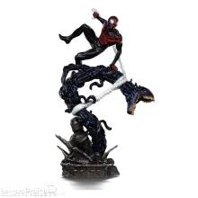 Iron Studios IS95798 - Spider-Man vs, Villains Diorama BDS Art Scale Statue 1/10 Miles Morales 32 cm