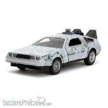 Jada Toys JADA34785 - Zurück in die Zukunft Hollywood Rides Diecast Modell 1/32 DeLorean Time Machine Frost