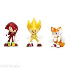 Jada Toys JADA35636 - Sonic the Hedgehog Nano Metalfigs Diecast Minifiguren 3-er Pack 5 cm