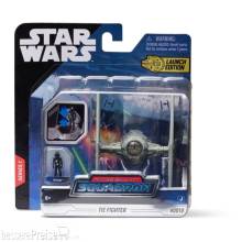 Jazwares JAZSWJ0004 - Star Wars Micro Galaxy Squadron Fahrzeug mit Figur TIE Fighter 7,5 cm