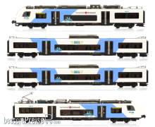 Jägerndorfer Collection JC19952 - Triebzug BR 4746, 4-tlg. Desiro ML ODEG, Ep.VI, AC Sound - Lemke