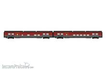 Jägerndorfer Collection JC72210 - 2er Set Railjet Wagen DANI ÖBB, Ep.VI - Lemke