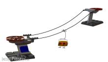 Jägerndorfer Collection JC83290 - Kompaktseilbahn 1 Sessel blau/orange 1:32 - Lemke