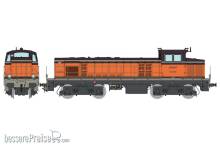 REE Modeles JM-010 - Diesel Locomotive BB 63568 Arzens (orange TGV), logo « Nouille » dépôt d’Achères Era V - ANALOG