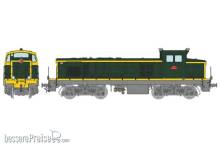 REE Modeles JM-019 - Diesellok BB 63000 BB 63933 Grüne 301-Lackierung, grauer Rahmen, Nantes SNCF Ep.IV - DCC Sound