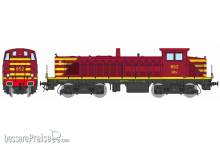 REE Modeles JM-024 - Diesellok BB 63000 Diesellok 852, Rot CFL mit gelben Streifen, CFL gerahmtes Logo - Ep.IV - Analog