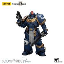 Joy Toy JT01369 - Warhammer 40,000: Space Marine 2 Actionfigur Ultramarines Lieutenant Titus Collectors Edition 13 cm