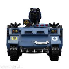 Joy Toy JT01802 - Warhammer 40,000: Space Marine 2 Actionfigur Ultramarines Razorback with twin lascannon 36 cm