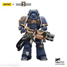 Joy Toy JT02830 - Warhammer 40,000: Space Marine 2 Actionfigur Ultramarines Heavy Artificer Armor with Relic Multi-Melta 13 cm
