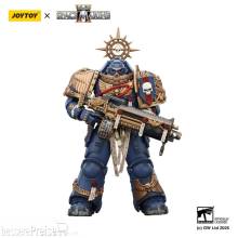 Joy Toy JT02854 - Warhammer 40,000: Space Marine 2 Actionfigur Ultramarines Heavy Relic Primus Armor with Heavy Relic Bolt Rifle 13 cm