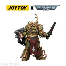 Joy Toy JT02885 - Warhammer 40,000 Actionfigur Death Guard Blightlord Terminator 3 with Combi-bolter and Bubotic Blade 14 cm