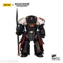 Joy Toy JT02953 - Warhammer The Horus Heresy Actionfigur White Scars Ebon Keshig Terminator 2 with Power Glaive 13 cm