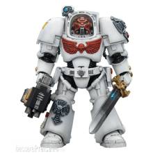 Joy Toy JT03189 - Warhammer 40,000 Actionfigur White Scars Terminator 1 with Power Sword and Storm Bolter 14 cm