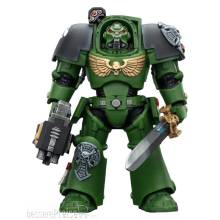 Joy Toy JT03219 - Warhammer 40,000 Actionfigur Salamanders Terminator 1 with Power Sword and Storm Bolter 14 cm