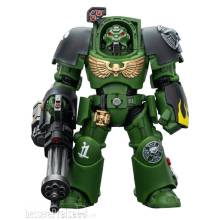 Joy Toy JT03233 - Warhammer 40,000 Actionfigur Salamanders Terminator 3 with Power Fist and Assault Cannon 14 cm