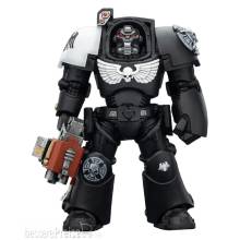 Joy Toy JT03257 - Warhammer 40,000 Actionfigur Raven Guard Terminator 2 with Power Fist and Storm Bolter 14 cm