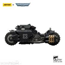 Joy Toy JT03776 - Warhammer 40,000 Raider-pattern Combat Bike Raven Guard with twin-linked bolt rifles 22 cm