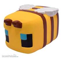 Just Toys JTMIN-35111 - Minecraft Mega Squishme Anti-Stress-Figur Serie 3 Biene 15 cm