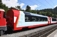 Kato K10-2027 - 4er Set Personenwagen RhB/Glacier Express, Ep.VI
