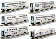 Kato K101789 - 6er Set Personenwagen Superliner Amtrak, Ep.VI - Lemke