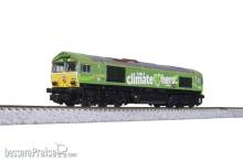 Kato K10835 - Diesellok Class 66 DB Cargo/Climate Hero, Ep.VI