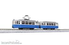 Kato K14806-1 - Straßenbahn Düwag, 2-tlg., blau/weiß