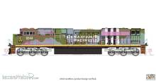 Kato K176-8540 - Diesellok EMD SD70ACu CP, Ep.VI, #6644 (D-Day)