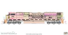 Kato K176-8542 - Diesellok EMD SD70ACu CP, Ep.VI, #7021 (Military, beige)