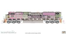 Kato K176-8544 - Diesellok EMD SD70ACu CP, Ep.VI, #7023 (Military, grey)