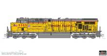 Kato K176-8965 - Diesellok GE ES44AC UP, Ep.VI, #5395, Nose Flag