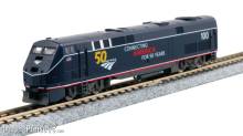 Kato K1766035 - Diesellok GE P42 Amtrak, Ep.VI, #100, 50th An., blau