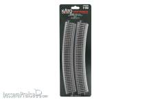 Kato K2-250 - Gleis gebogen R790mm 22,5° (4 Stk.)