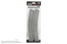 Kato K2-252 - Gleis gebogen R790mm 22,5° Übergangsgleis Betonschwellen