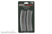 Kato K2-260 - Gleis gebogen R430mm 22,5°