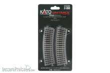 Kato K2-280 - Gleis gebogen R370mm 22,5° (4 Stk.)