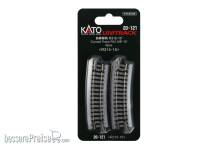 Kato K20-121 - Gleis gebogen R315mm 15° 4 St. - Lemke